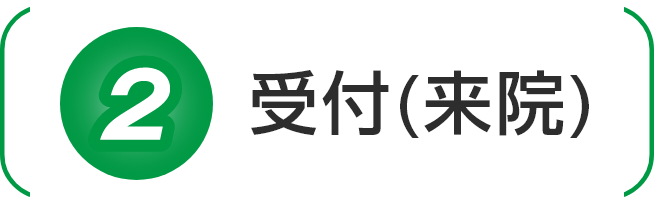 受付(来院)タイトル